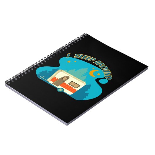 私はキャンパーのまわりにヴァンキャンピングエクスプローラー自然 ノートブック (左側)