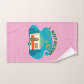 私はキャンパーのまわりにヴァンキャンピングエクスプローラー自然 バスタオルセット (ハンドタオル)