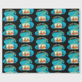 私はキャンパーのまわりにヴァンキャンピングエクスプローラー自然 ラッピングペーパー (フラット)