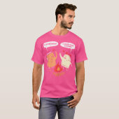 私はキャンピングカップルおもしろいキャンピングマンWより愛 Tシャツ (正面フル)