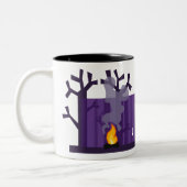 私はキャンピングマグが大好きだ ツートーンマグカップ (左)