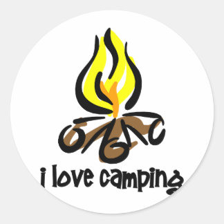 私はキャンプが大好きだ ラウンドシール