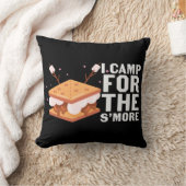 私はキャンプにキャンプすおもしろいる クッション (ブランケット)