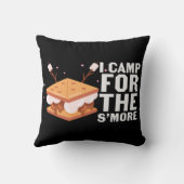 私はキャンプにキャンプすおもしろいる クッション (裏面)