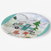 私はキャンプに大好き紙プレート ペーパープレート (アングル)