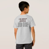 私はキャンプクライスラを生き延びました Tシャツ (裏面フル)