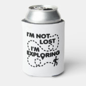 私はキャンプハイキング失ったパスTrを探索していない 缶クーラー (缶裏面)