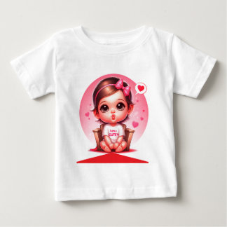 私はキューティー ベビーTシャツ