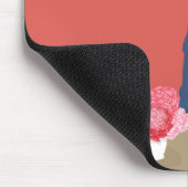 私はキュービクルかわいらしに行きすぎる マウスパッド (コーナー)