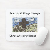 私はキリストのマウスパッドを通してすべての事をしてもいいです マウスパッド (マウス)