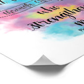 私はキリストを通してすべてのことをすることができる ポスター (角)