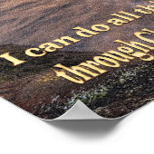 私はキリストを通してすべてのことをする ポスター (角)