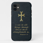 私はキリストを通してすべての事をしてもいいです Case-Mate iPhoneケース (裏面)