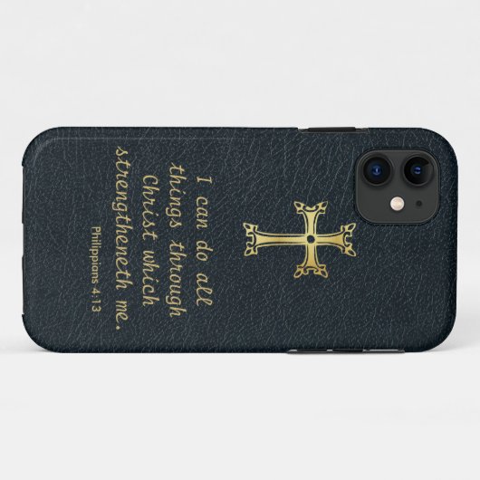 私はキリストを通してすべての事をしてもいいです Case-Mate iPhoneケース (裏面(横))