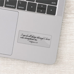 私はキリストを通して全てのことを行うことができる澄ん- シール