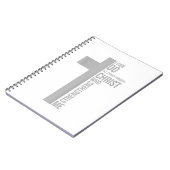 私はキリストを通して全てのことを行うことができる ノートブック (左側)