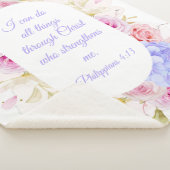 私はキリストを通して全てのことを行うことができる – ピリピ4 シェルパブランケット (3/4)