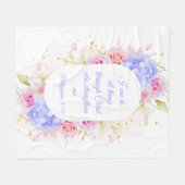 私はキリストを通して全てのことを行うことができる – ピリピ4 フリースブランケット (正面(横))