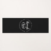 私はキリストを通して全てのことを行うことができる ヨガマット (裏面(横))