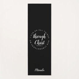 私はキリストを通して全てのことを行うことができる ヨガマット