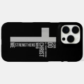 私はキリストを通して全てのことを行うことができる Case-Mate iPhoneケース (裏面 (横))