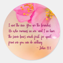 私はキリスト教つる植物感動的フローラ ラウンドシール