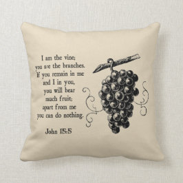 私はキリスト教のつる植物装飾装飾用クッション クッション