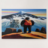 私はキリスト教のパズルを全てできるやる気を起こさせる ジグソーパズル (横)