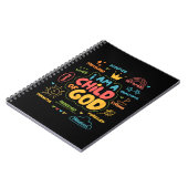 私はキリスト教の神のレトロイエス信仰の子である ノートブック (左側)