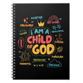 私はキリスト教の神のレトロイエス信仰の子である ノートブック (正面)