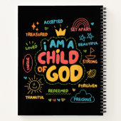 私はキリスト教の神のレトロイエス信仰の子である ノートブック (裏面)