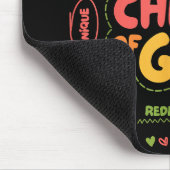 私はキリスト教の神のレトロイエス信仰の子である マウスパッド (コーナー)