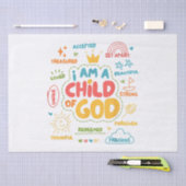 私はキリスト教の神のレトロイエス信仰の子である 薄葉紙 (クラフト)