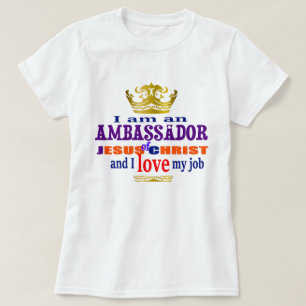 私はキリスト教イエスの大使です Tシャツ