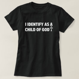 私はキリスト教信仰の神イエスの子として認める Tシャツ