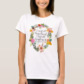 私はキリスト・フィリップを通してすべてのことを行うことができる Tシャツ (正面)