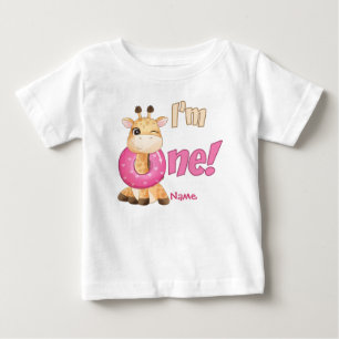 私はキリンの一人です ベビーTシャツ