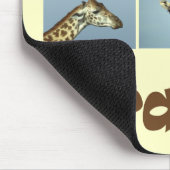 私はキリンを愛します マウスパッド (コーナー)