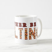 私はキルティングになる – キルティング恋人 コーヒーマグカップ (正面右)