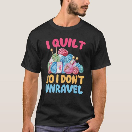 私はキルトだから解かない Tシャツ (正面)