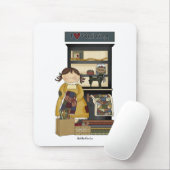 私はキルトにすることを愛します マウスパッド (マウス)