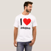 私はキンカジが大好きだ Tシャツ (正面フル)