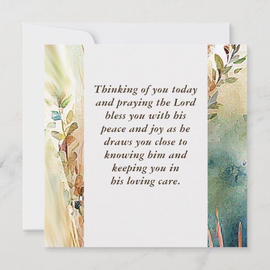 私はキングクリスチャン引用文カードの娘 (裏面)