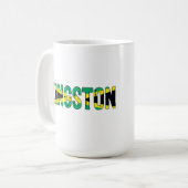 私はキングストン・ジャマイカが大好き コーヒーマグカップ (正面左)