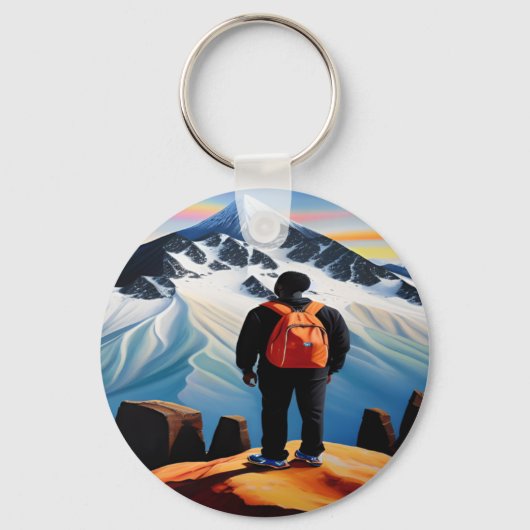 私はキーチェーンのすべてを行うことがやる気を起こさせるできる キーホルダー (裏面)