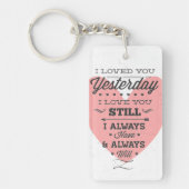 私はキーチェーンを愛し キーホルダー (正面)