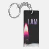 私はキーホルダーはです(両面) キーホルダー (正面左)