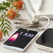 私はキーホルダーはです(両面) キーホルダー (正面右)