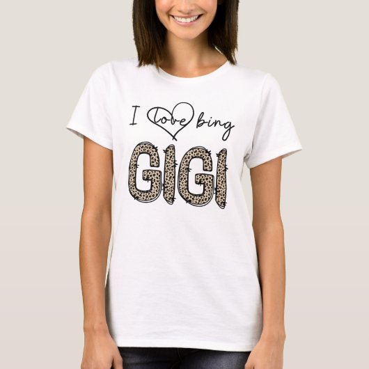 私はギギをするのが大好き Tシャツ (正面)
