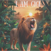 私はギギ素晴らし祖母の強い女性の友人 シール (正面)